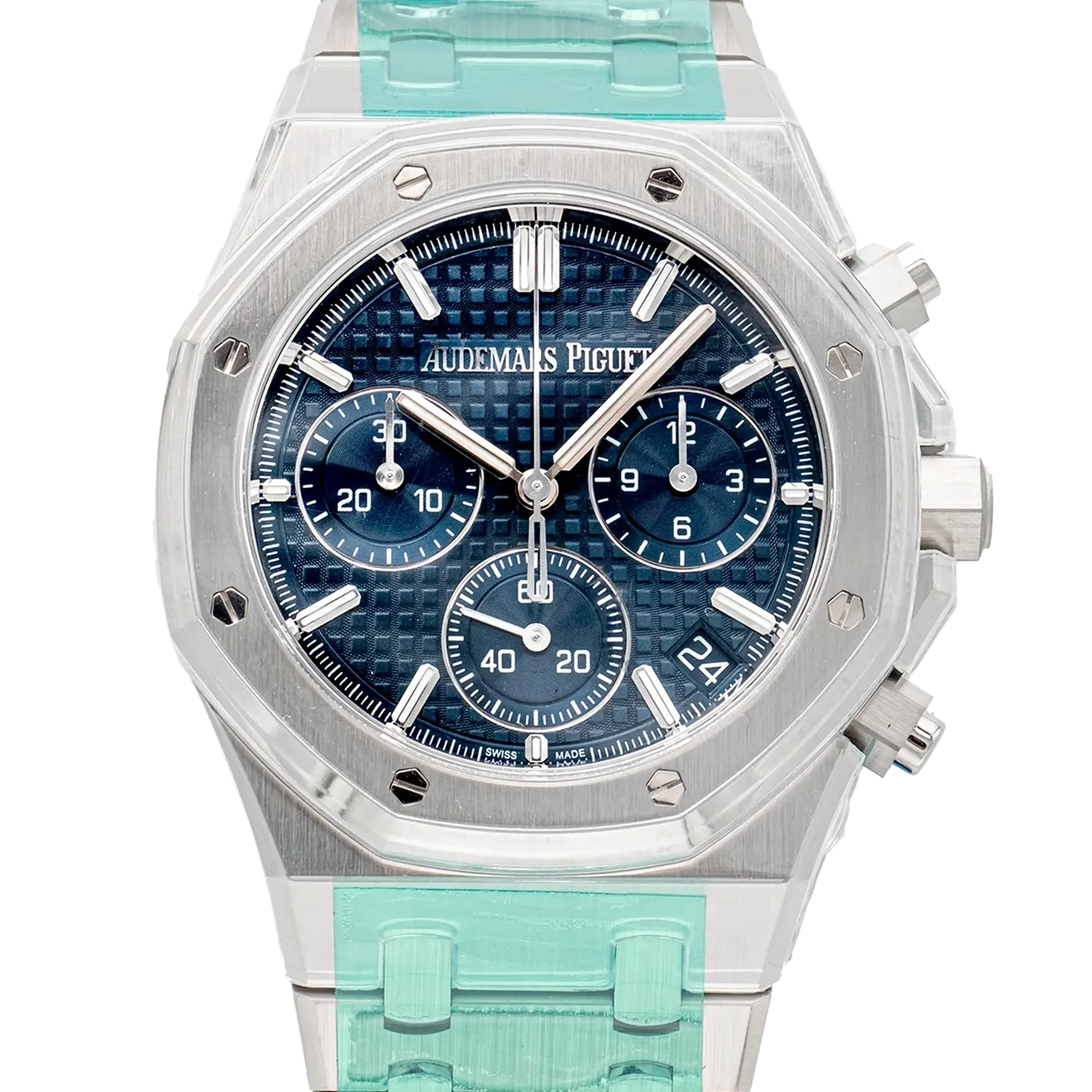 Audemars Piguet Royal Oak Blue Dial Chronograph Steel 26240ST