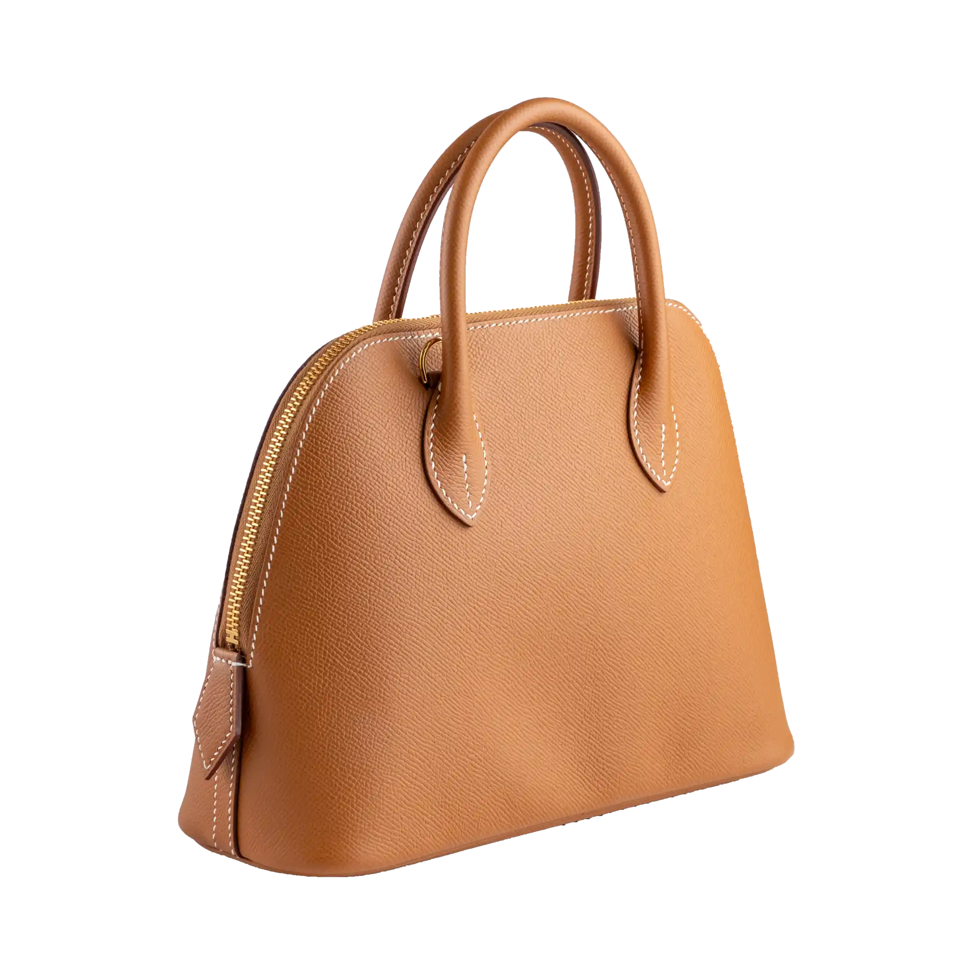 Hermes 1923 Bolide 25 Gold Epsom Gold Hardware - Left