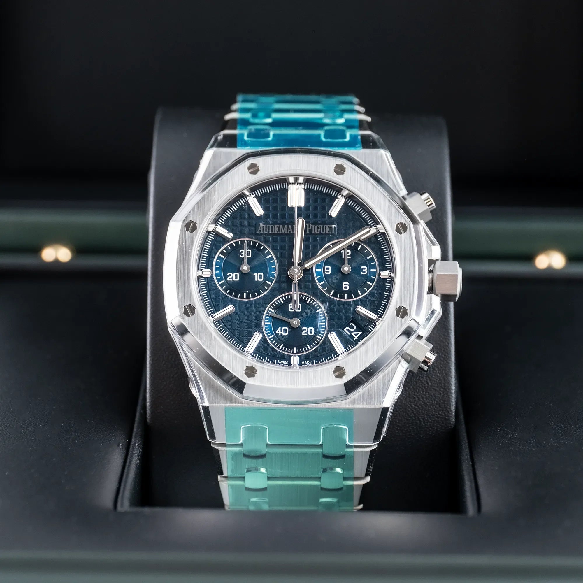 Audemars Piguet Royal Oak Blue Dial Chronograph Steel 26240ST