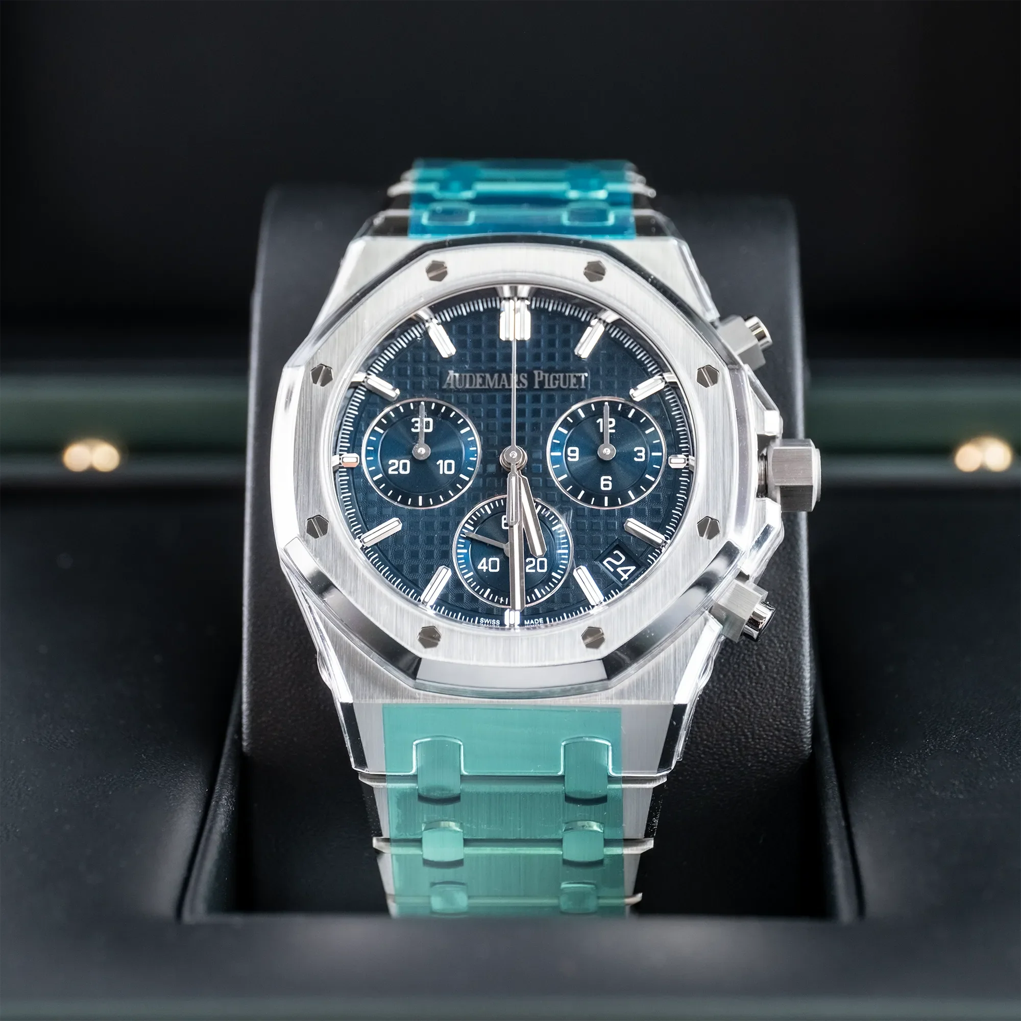 Audemars Piguet Royal Oak Blue Dial Chronograph Steel 26240ST