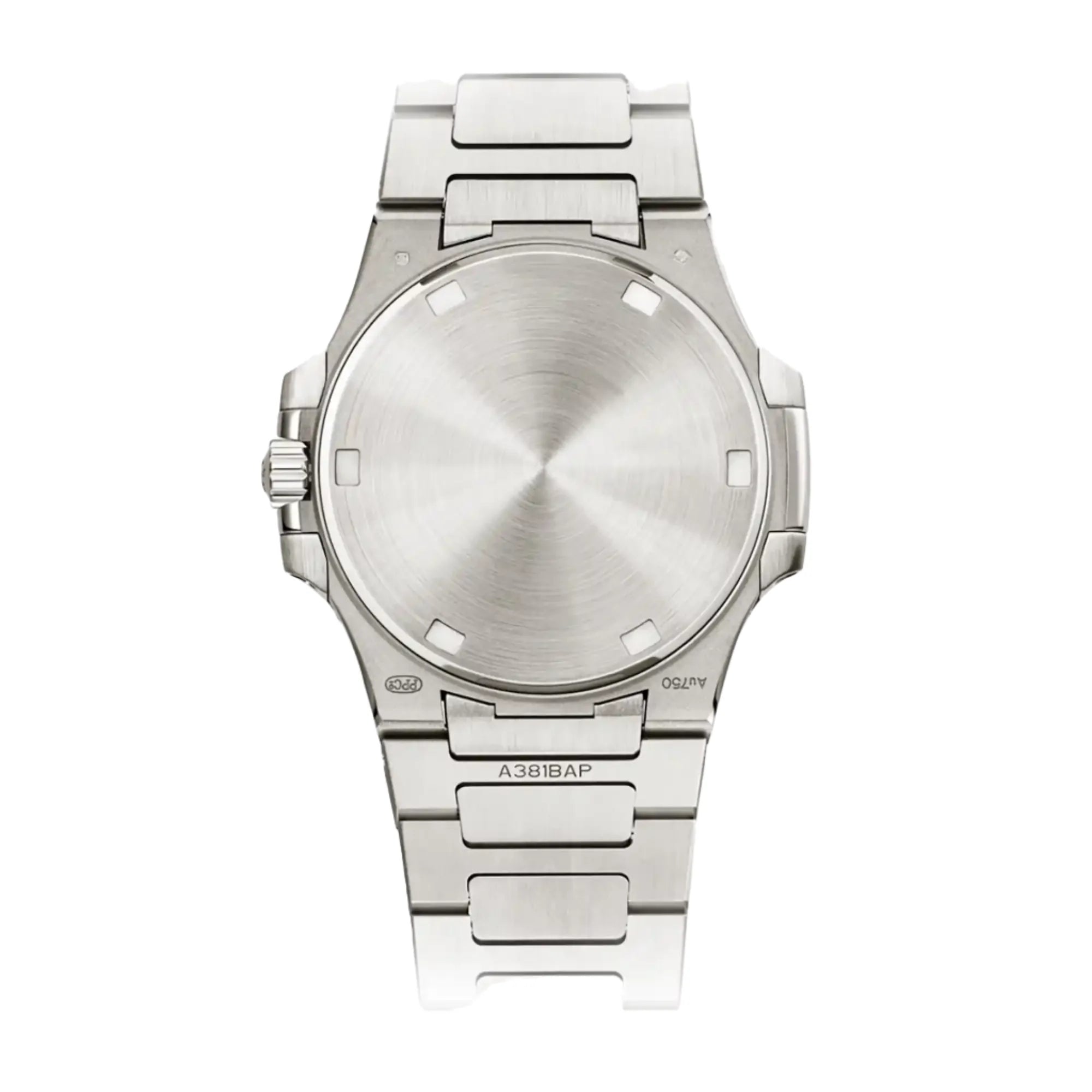 Patek Philippe Nautilus Azure Blue Dial White Gold 32mm 7010/1G - Case back