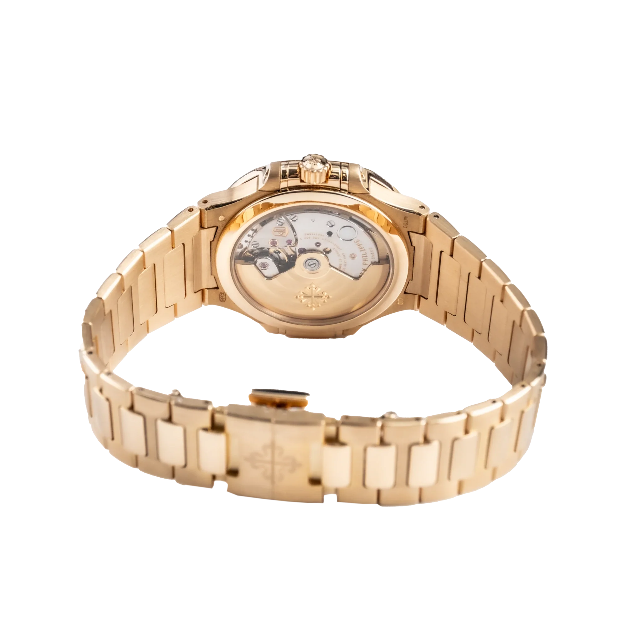 Patek Philippe Nautilus Lady Champagne Dial Rose Gold 35.2mm 7118/1R-010 - Case back