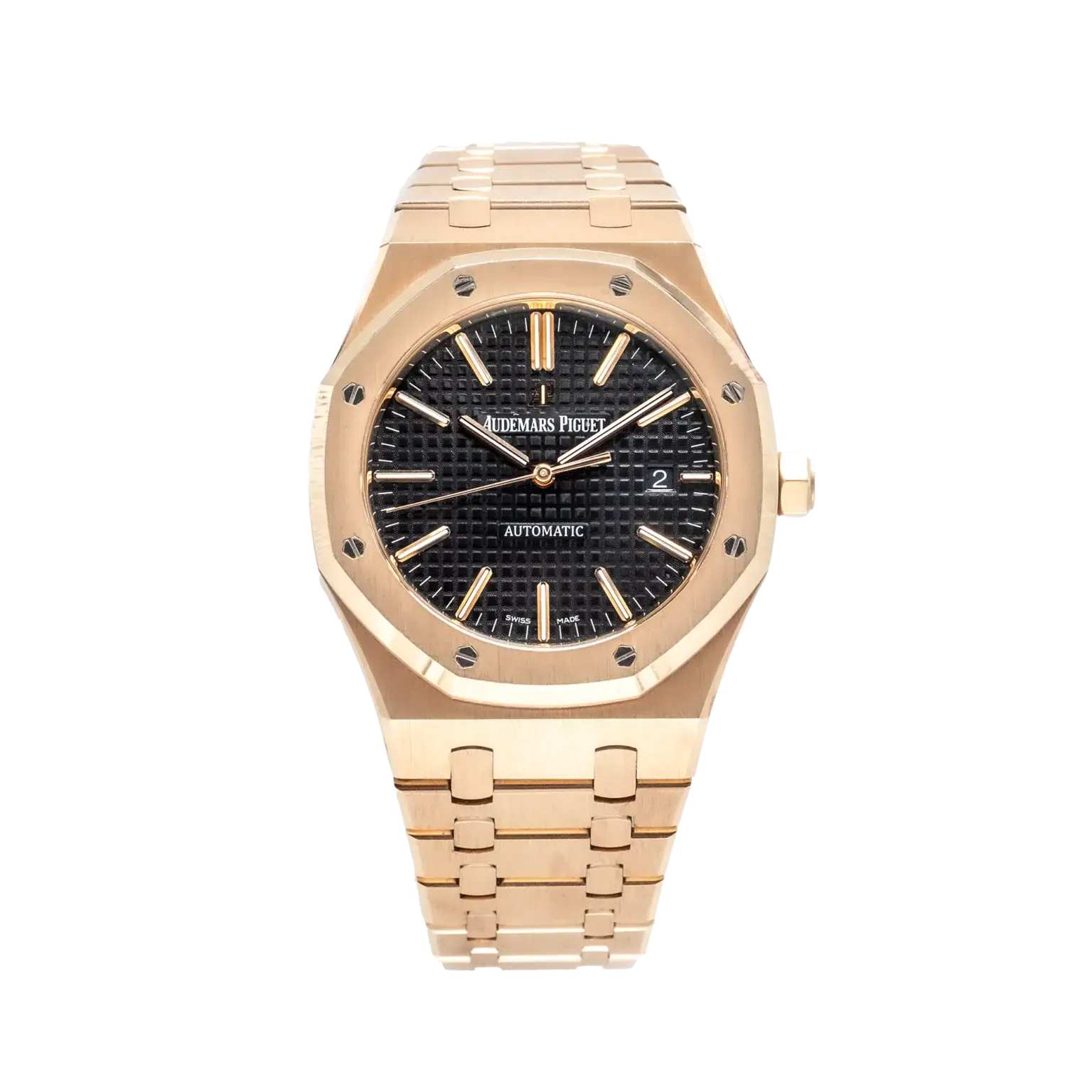 Audemars Piguet Royal Oak 41 Black Dial Rose Gold 15400OR