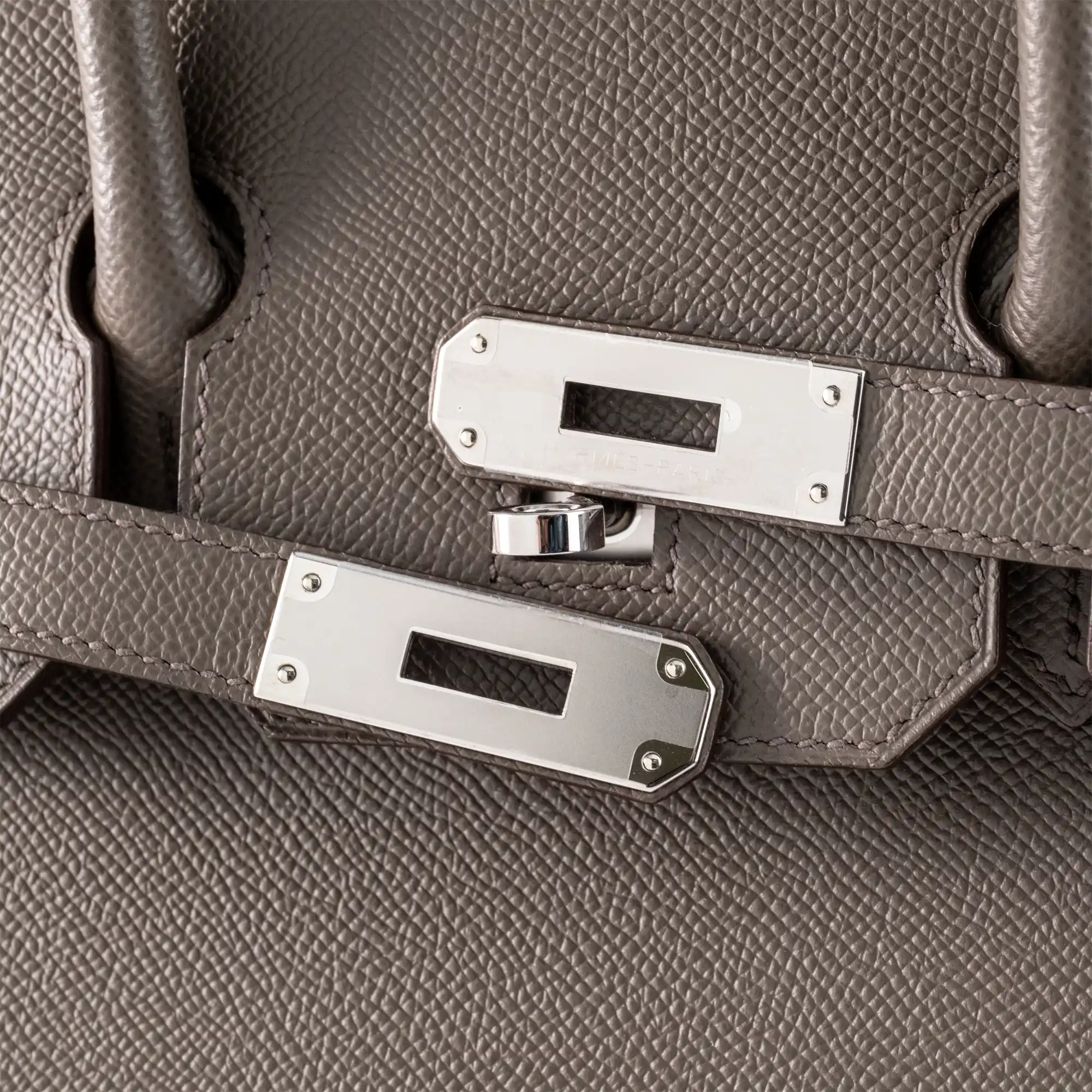 Hermes Birkin 30 Etain Epsom Leather Palladium Hardware
