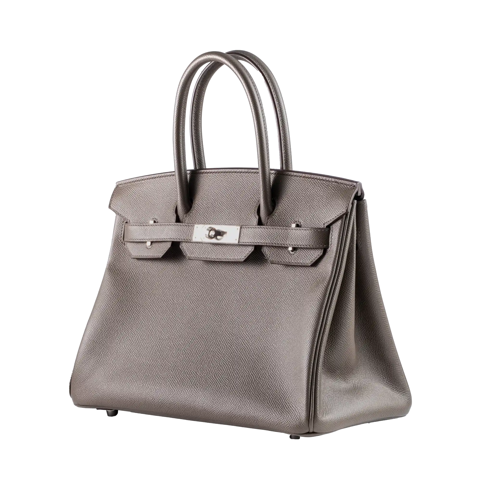Hermes Birkin 30 Etain Epsom Leather Palladium Hardware
