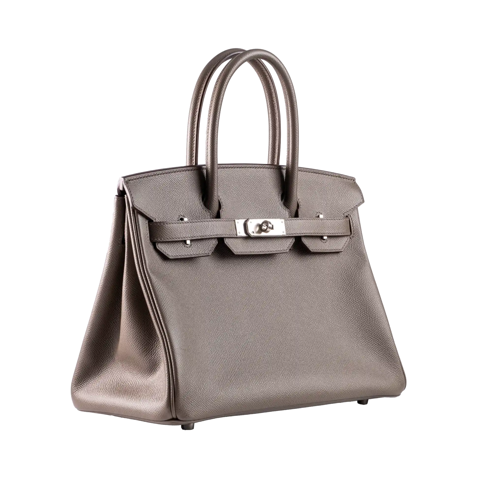 Hermes Birkin 30 Etain Epsom Leather Palladium Hardware