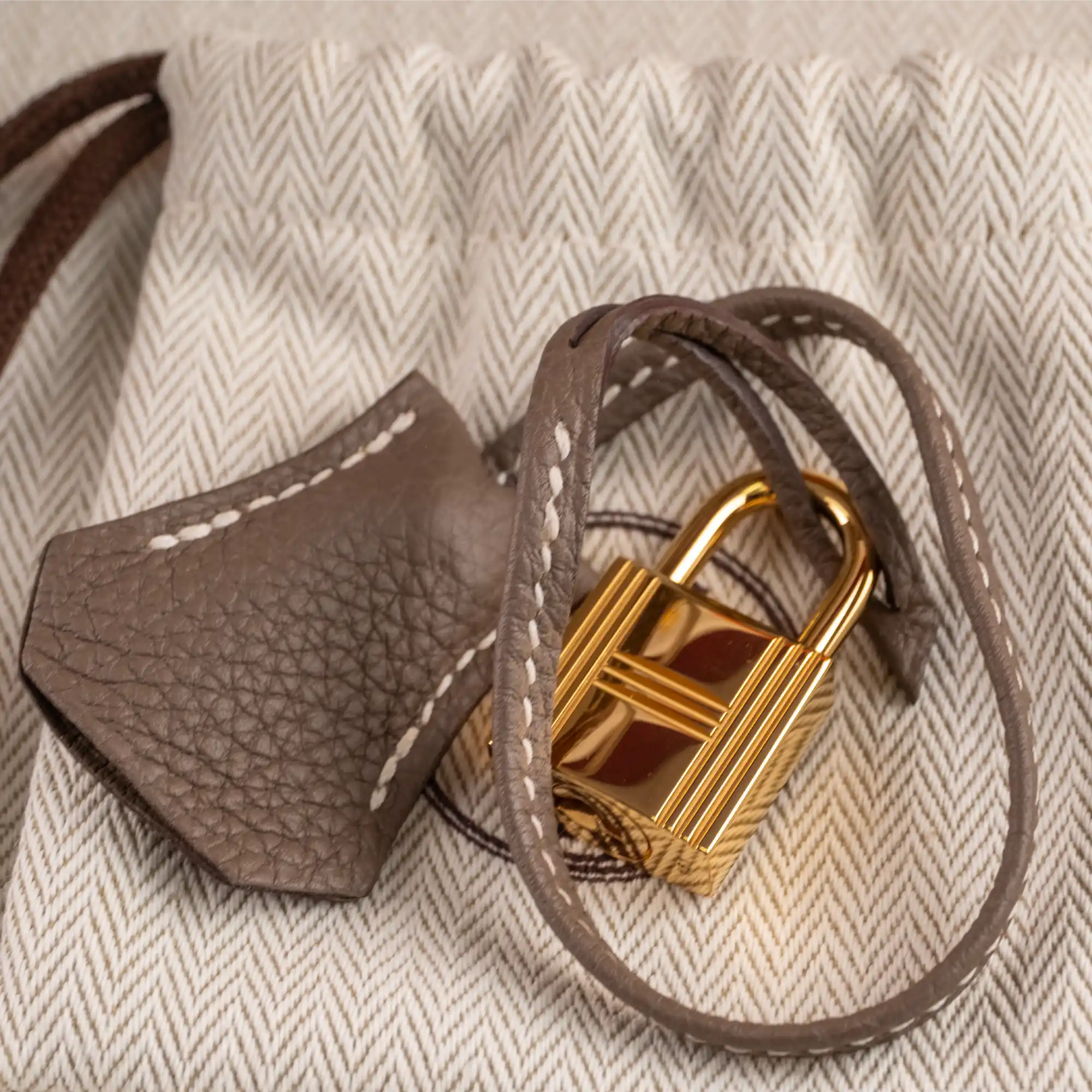 Hermes Birkin 30 Etoupe Togo Gold Hardware