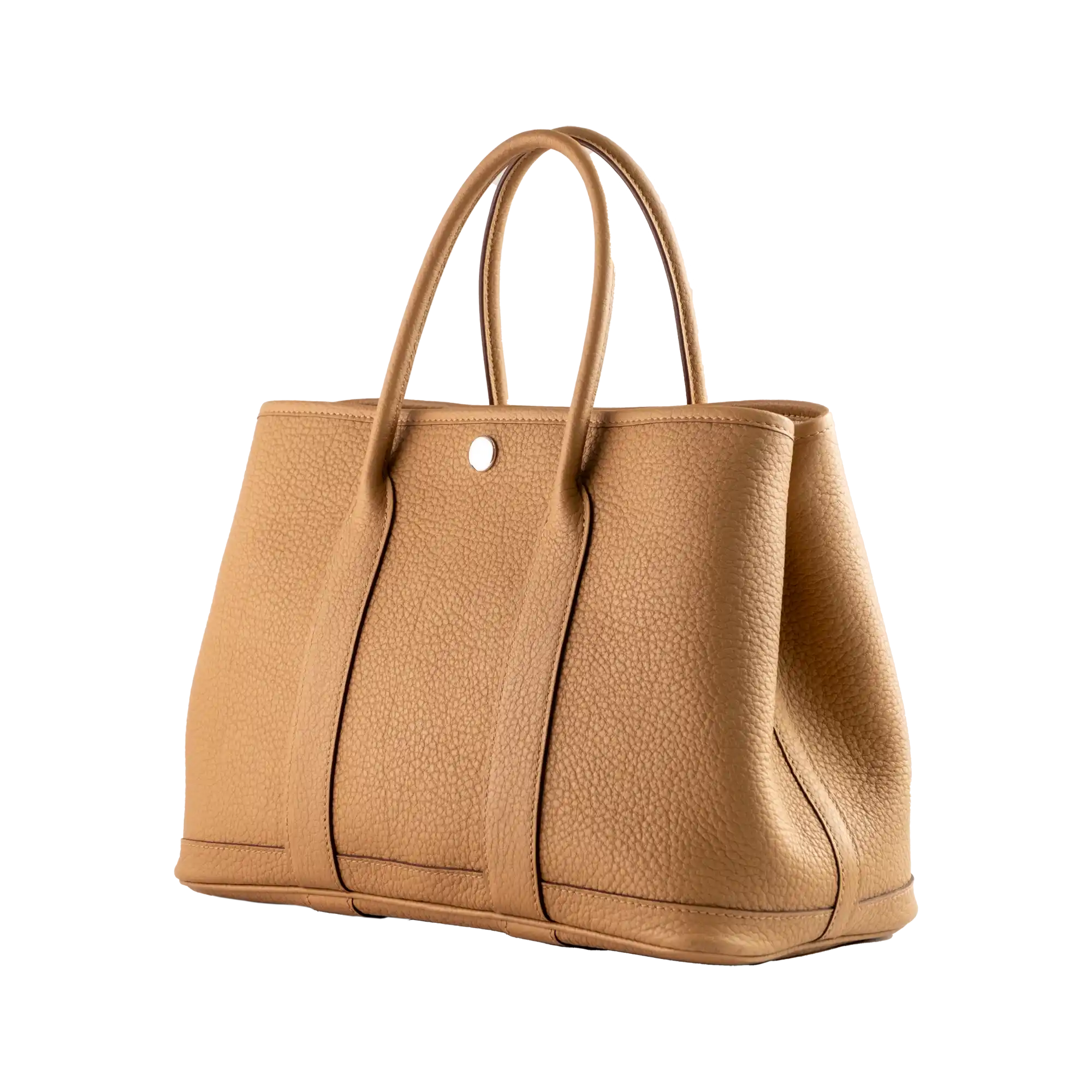Hermes Garden Party 30 TPM Biscuit Negonda Palladium Plated Hardware