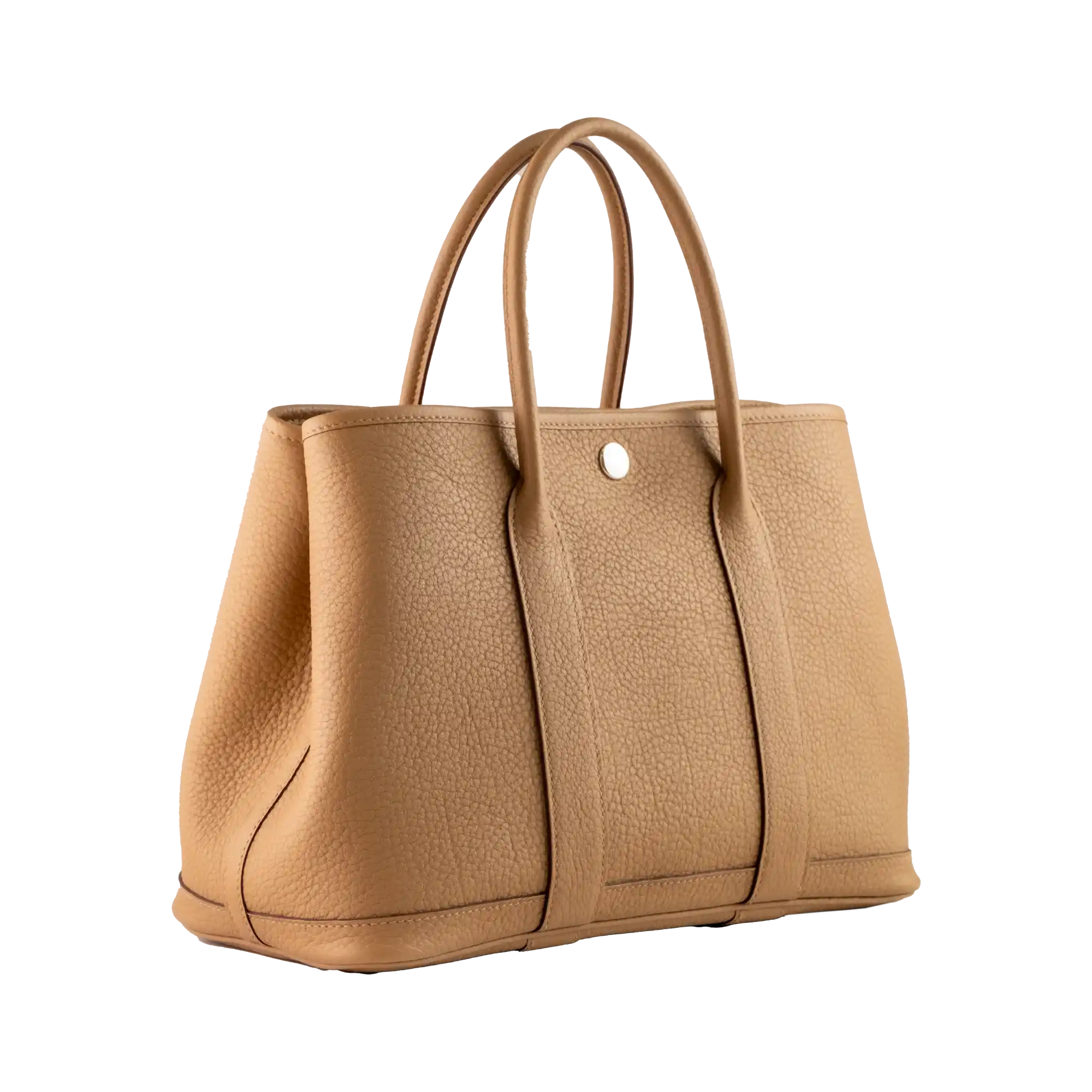 Hermes Garden Party 30 TPM Biscuit Negonda Palladium Plated Hardware