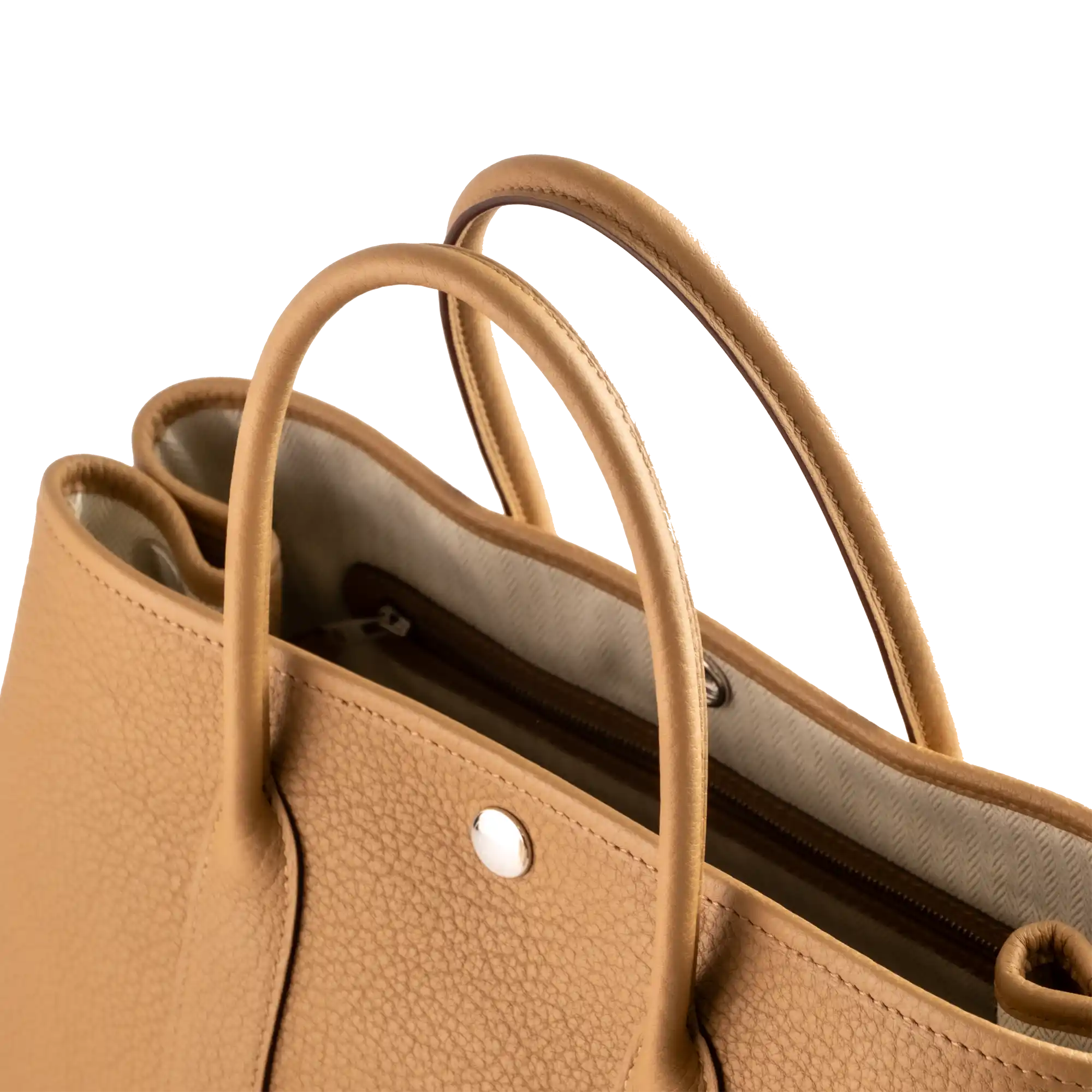 Hermes Garden Party 30 TPM Biscuit Negonda Palladium Plated Hardware