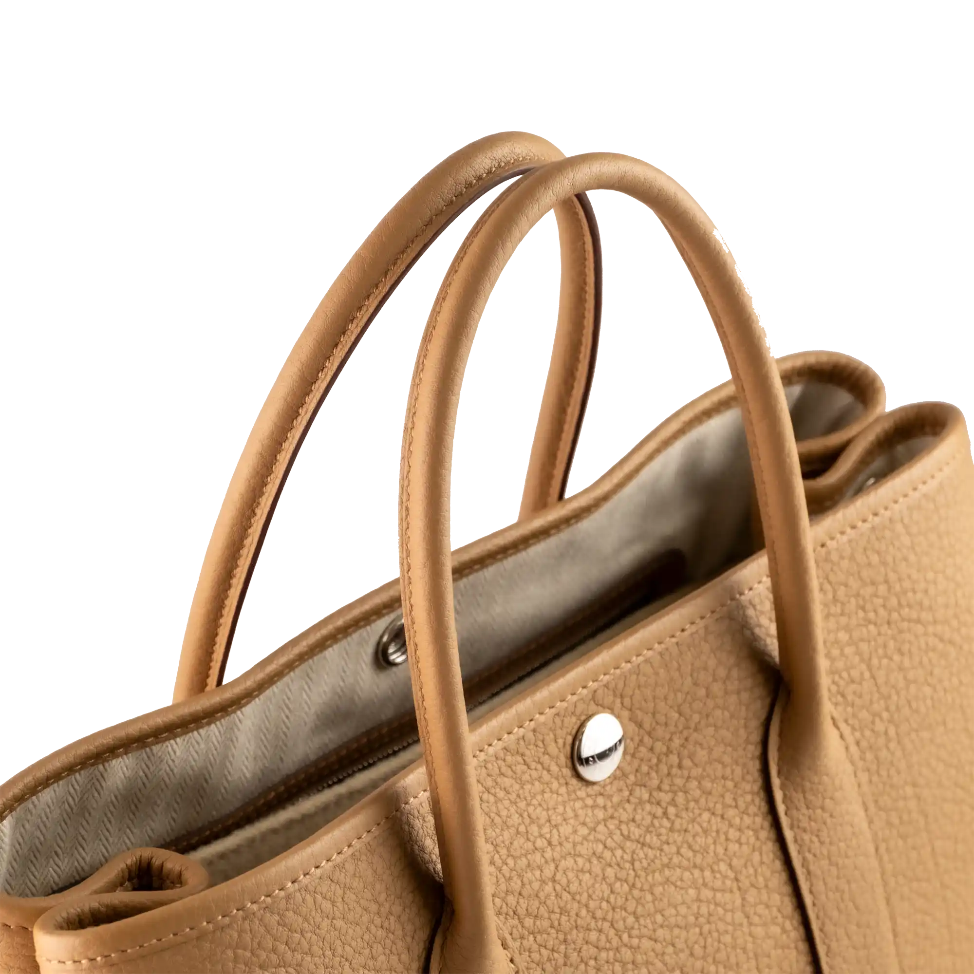 Hermes Garden Party 30 TPM Biscuit Negonda Palladium Plated Hardware