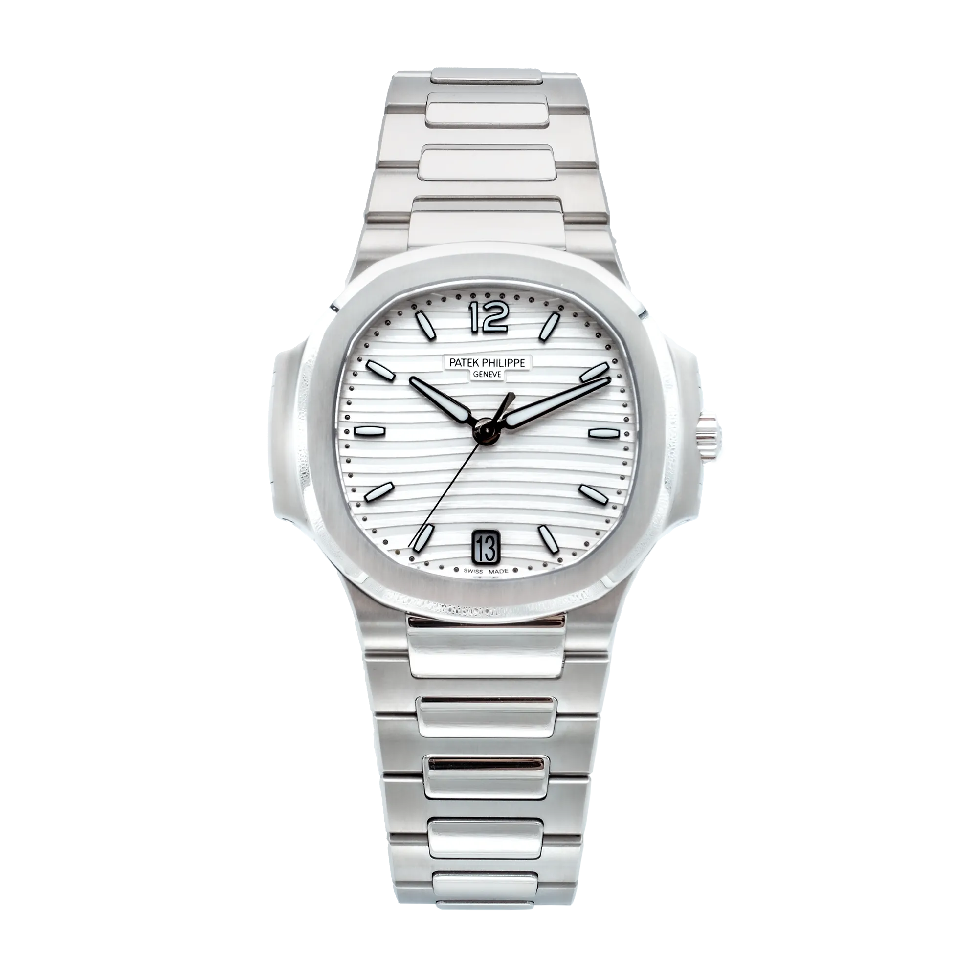 Patek Philippe Ladies Nautilus White Dial 7118/1A Steel
