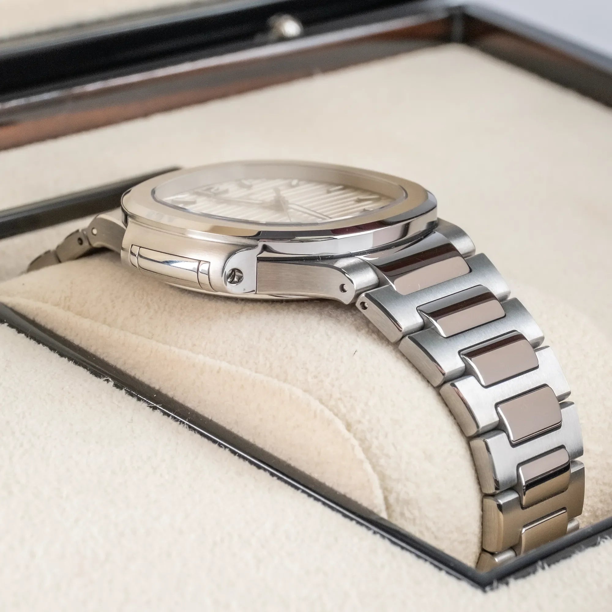 Patek Philippe Ladies Nautilus White Dial 7118/1A Steel
