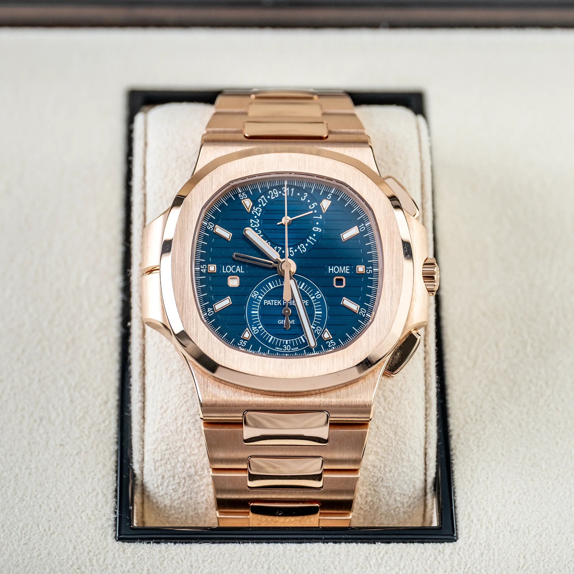 Patek Philippe Nautilus Travel Time Chronograph 5990/1R – High End ...
