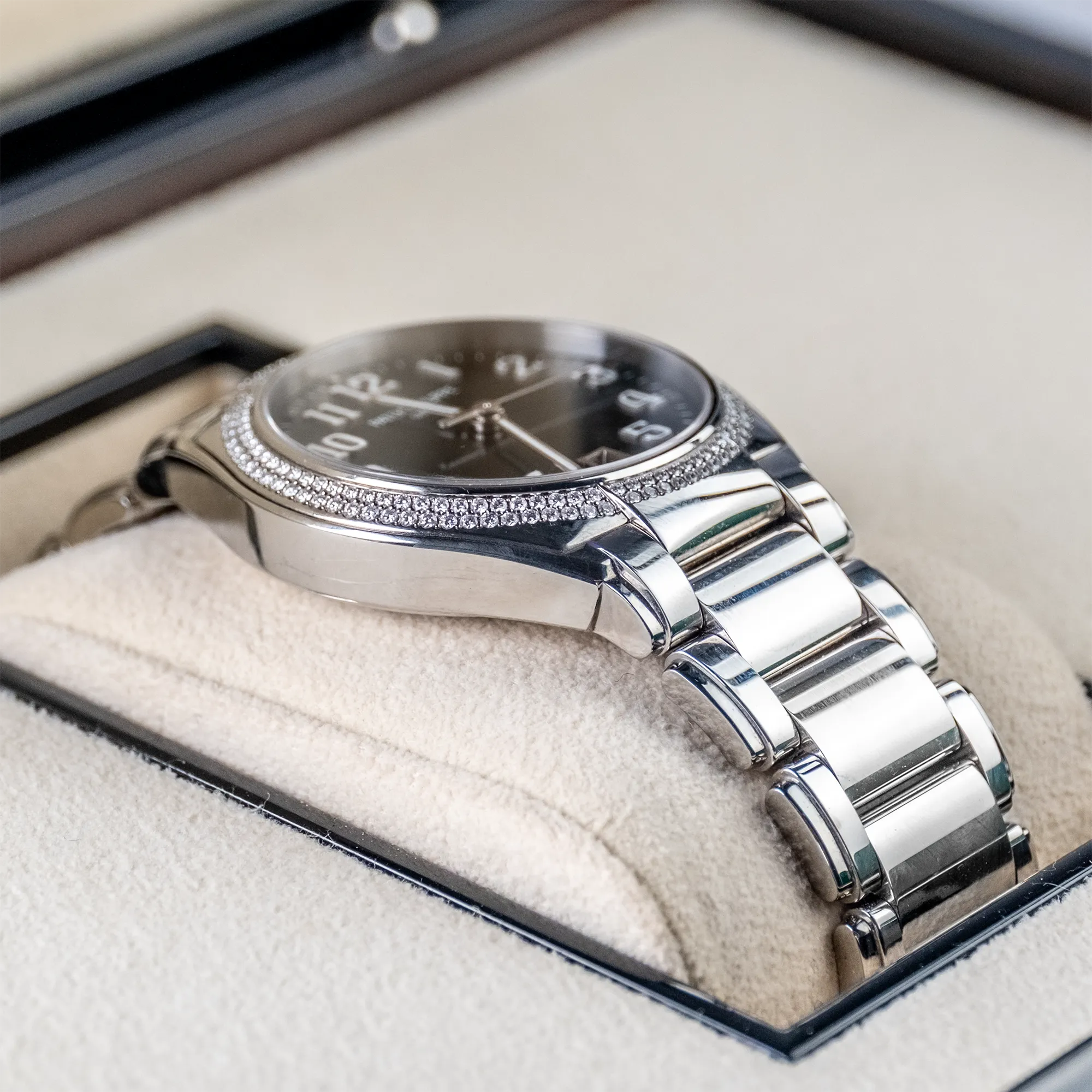 Patek Philippe Twenty~4 Green Dial Diamond Bezel 7300/1200A